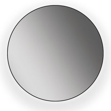 SPEGEL CAMARGUE GRYNING RUND LED SVART Ø60CM