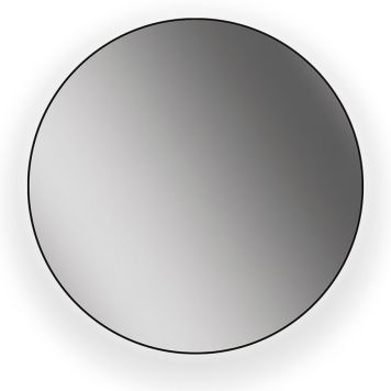 SPEGEL CAMARGUE GRYNING RUND LED SVART Ø80CM