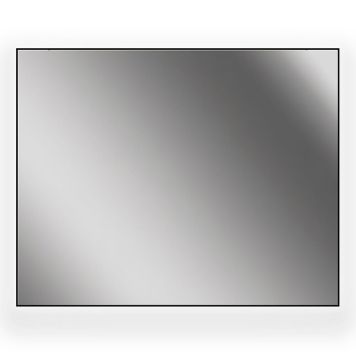 SPEGEL CAMARGUE GRYNING LED SVART 100X80CM