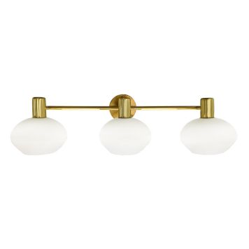 VÄGGLAMPA ANETA ELBA BAD 3L, MATT MÄSSNING 3x2W G9 