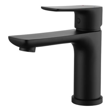 TVÄTTSTÄLLSBLANDARE MED POP-UP BOTTENVENTIL SVART