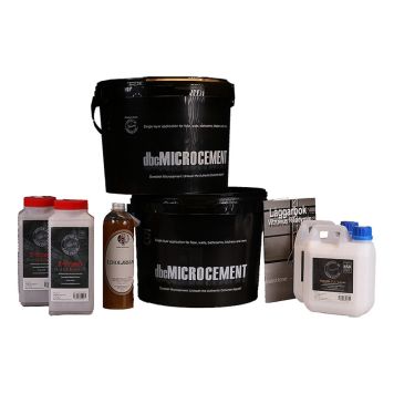 MICROCEMENT DESIGN BY CEMENT GOLV KIT BETONGGRÅ 14M2