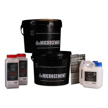 MICROCEMENT DESIGN BY CEMENT VÄGG KIT LJUSGRÅ 14M2