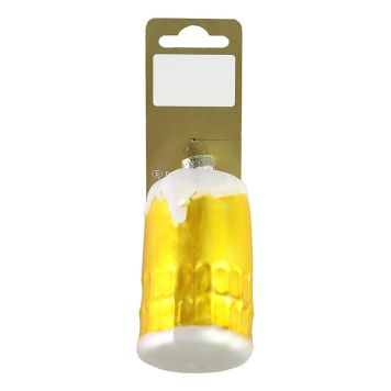 JULGRANSDEKORATION ÖLGLAS GUL