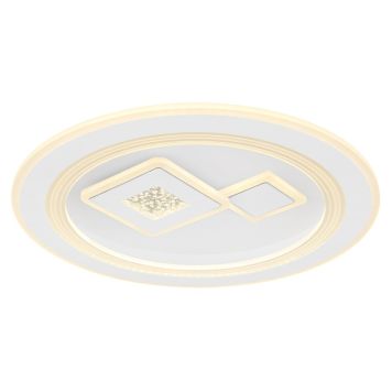 PLAFOND GLOBO VALERIA LED FJÄRRKONTROLL DIMBAR VIT