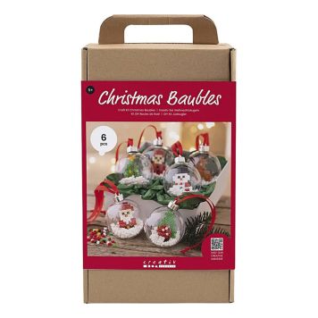 JULPYSSEL CREATIV COMPANY MINI DIY KIT JULGRANSKULOR MED PÄRLFIGURER