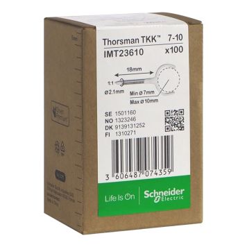 KLAMMER SCHNEIDER ELECTRIC TKK 7-10 2,1X18MM 100ST