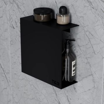 BADRUMSHYLLA T&B MATTSVART 25CM