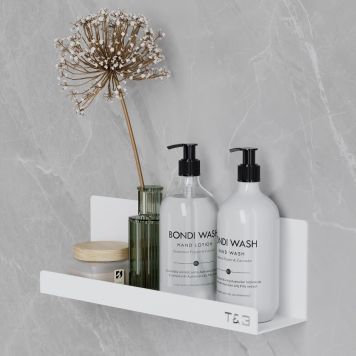 BADRUMSHYLLA VIT MATT 30CM