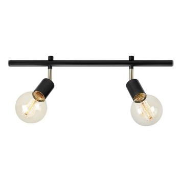 SPOTSKENA MARKSLÖJD EXPAND RUND E27 50CM SVART