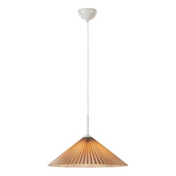 TAKLAMPA MARKSLÖJD PLISADO 50CM BEIGE 