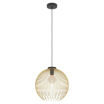 PENDELLAMPA EGLO VENEZUELA SVART/GULD