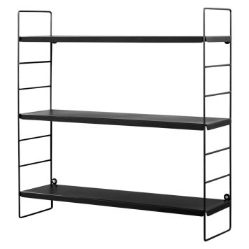 VÄGGHYLLA DAY 58X16X58CM  SVART 