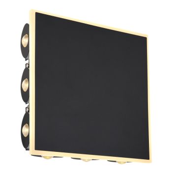 VÄGGLAMPA GLOBO SAIDY LED 22X22CM SVART 