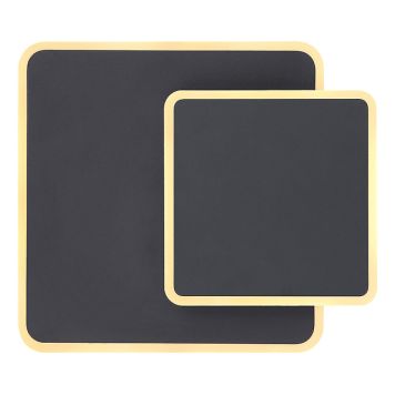 VÄGGLAMPA GLOBO MANY LED SVART