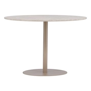 MATBORD VENTURE HOME LYCKE Ø110CM BEIGE