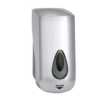 TVÅLDISPENSER BEMETA MED SKUM 1000ML MATTBORSTAD 