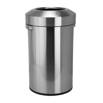 PAPPERSKORG BEMETA FRISTÅENDE 90L BORSTAT ROSTFRITT STÅL