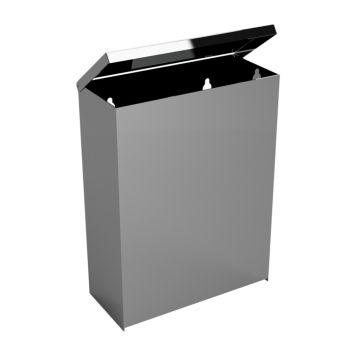 PAPPERSKORG BEMETA VÄGGMONTERAD 6L ROSTFRITT STÅL KROM 