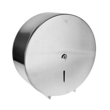 TOALETTPAPPERSDISPENSER BEMETA JUMBO 310MM BORSTAT ROSTFRITT STÅL