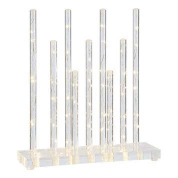 ADVENTSLJUSSTAKE MARKSLÖJD BLISS 9L TRANSPARENT 