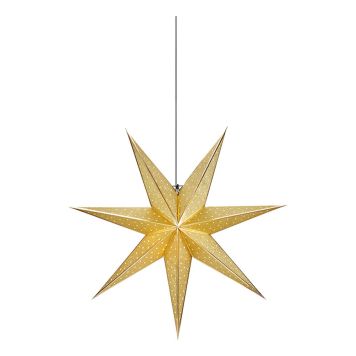 ADVENTSSTJÄRNA MARKSLÖJD GLITTER Ø45CM GULD