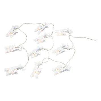 LJUSSLINGA MARKSLÖJD RIA RENAR 10 BATTERIDRIVEN VIT