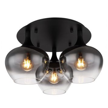 TAKLAMPA GLOBO MAXY 45CM SVART