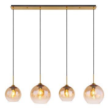 TAKLAMPA GLOBO JAMESSA 105CM MÄSSING