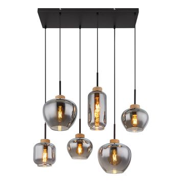 TAKLAMPA GLOBO MATT 80CM SVART