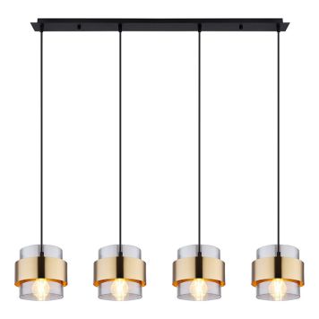 TAKLAMPA GLOBO MILLEY 110CM SVART