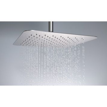 TAKFÄSTE SOLID CAST RUND TAKMONTERAD TILL TAKDUSCHHUVUD 20CM KROM