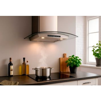 KÖKSFLÄKT THERMEX DERBY II 70CM ROSTFRITT/GLAS