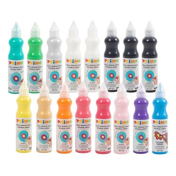 FÖNSTERFÄRG CREATIV COMPANY MIXADE FÄRGER 16ST 