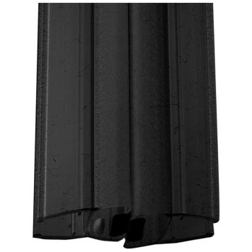 MAGNETLIST ARROW 180° 6X10X1950MM 2ST MATTSVART