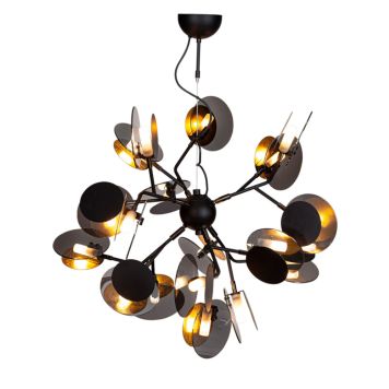 TAKLAMPA BY RYDENS TURNO Ø80CM MATT SVART