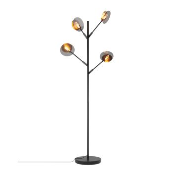 GOLVLAMPA BY RYDENS TURNO 175,5CM MATT SVART