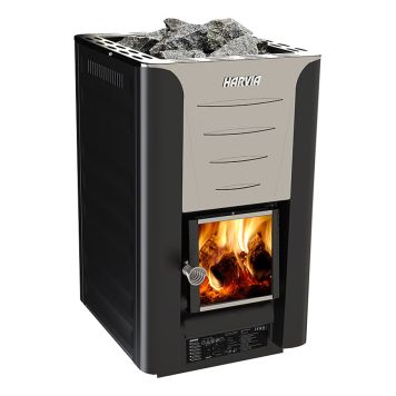 BASTUAGGREGAT HARVIA PRO 20 VEDELDAT 24,1KW SVART 