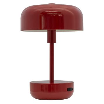 BORDSLAMPA DYBERG LARSEN HAIPOT LED PORTABEL MÖRKRÖD