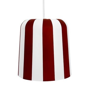 TAKLAMPA DYBERG LARSEN GRY RÖD/VIT