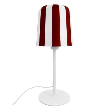 BORDSLAMPA DYBERG LARSEN GRY RÖD/VIT