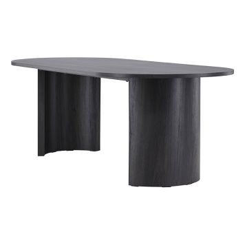 MATBORD VIND GRUNDSUND 220X100CM SVART