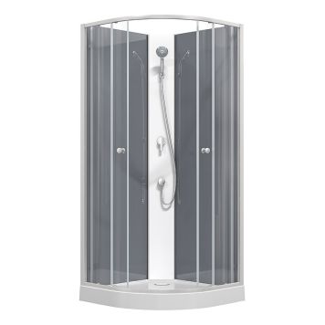 DUSCHKABIN RIVA CLARA 90X90X198CM VIT