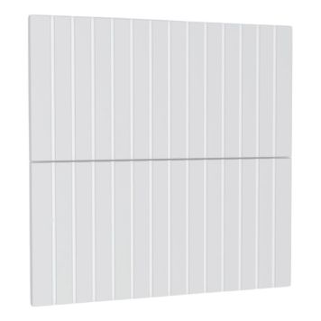 LÅDFRONT RIVA FÖR KOMMOD AGNES 50CM RIBB VIT MATT 2ST/FP