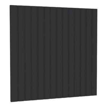 LÅDFRONT RIVA FÖR KOMMOD AGNES 50CM RIBB SVART MATT