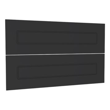 LÅDFRONT RIVA FÖR KOMMOD AGNES 80CM RAM SVART MATT 2ST/FP