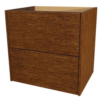 TVÄTTSTÄLLSSKÅP CAMARGUE AURA 2 LÅDOR EKFANÉR VALNÖT