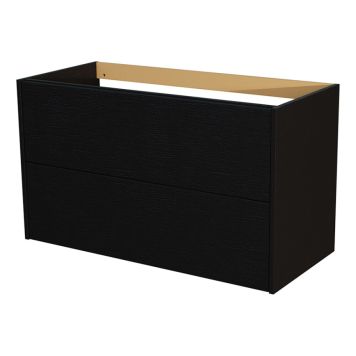 TVÄTTSTÄLLSSKÅP CAMARGUE AURA 2 LÅDOR DEKOR SVART