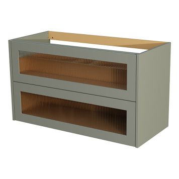 TVÄTTSTÄLLSSKÅP CAMARGUE AURA 2 LÅDOR OLIV