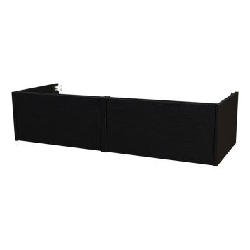 TVÄTTSTÄLLSSKÅP CAMARGUE AURA LÅG DUBBEL DEKOR SVART